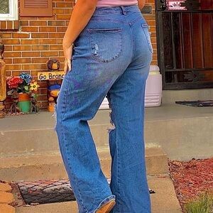 Blue Women's flare Jeans